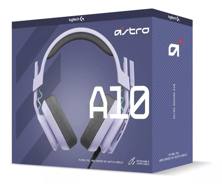 Auricular Gamer Logitech Astro A10 2nd Gen Ps Lila