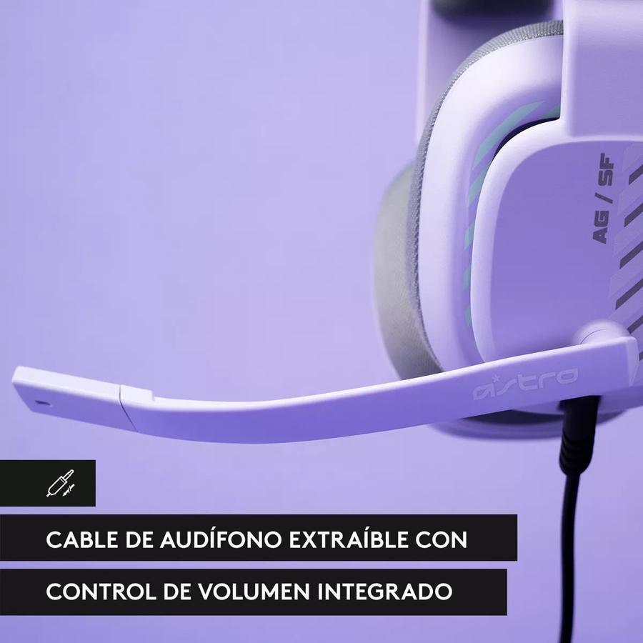 Auricular Gamer Logitech Astro A10 2nd Gen Ps Lila