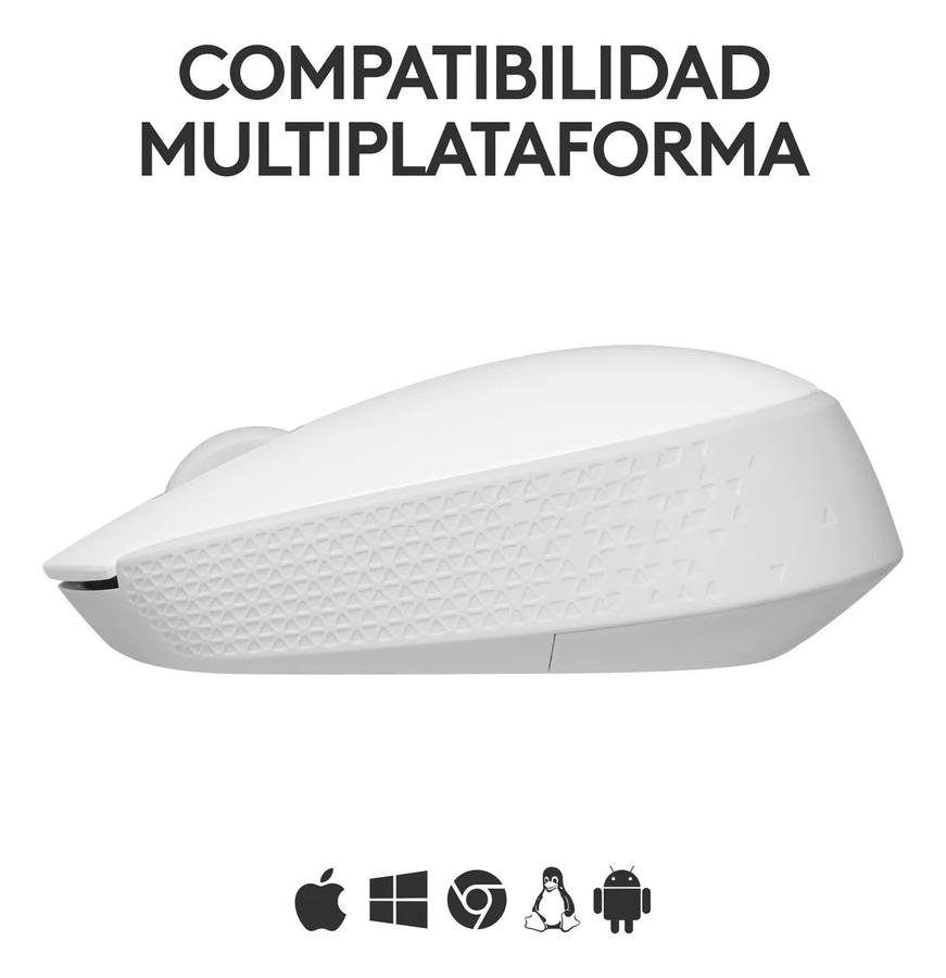 Mouse Inalámbrico Logitech (M170) Blanco