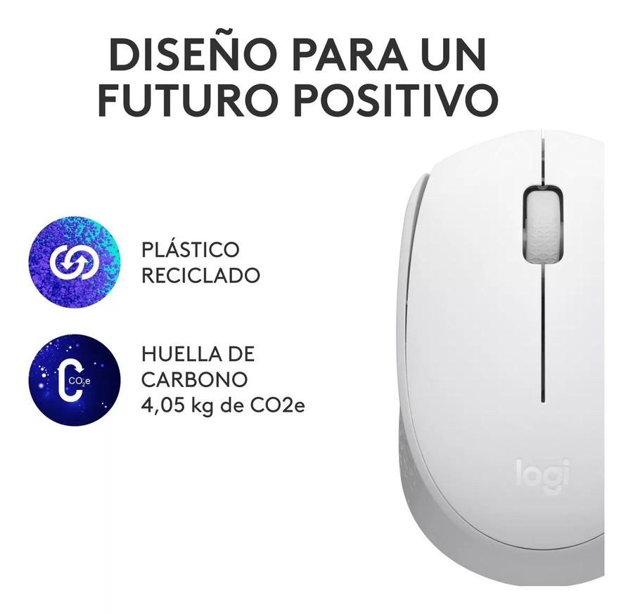 Mouse Inalámbrico Logitech (M170) Blanco