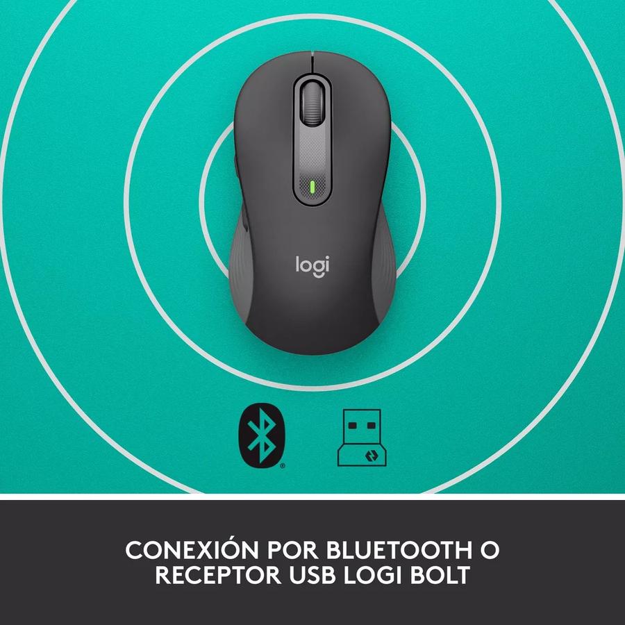 Mouse Optico Logitech Wireless M650 Negro