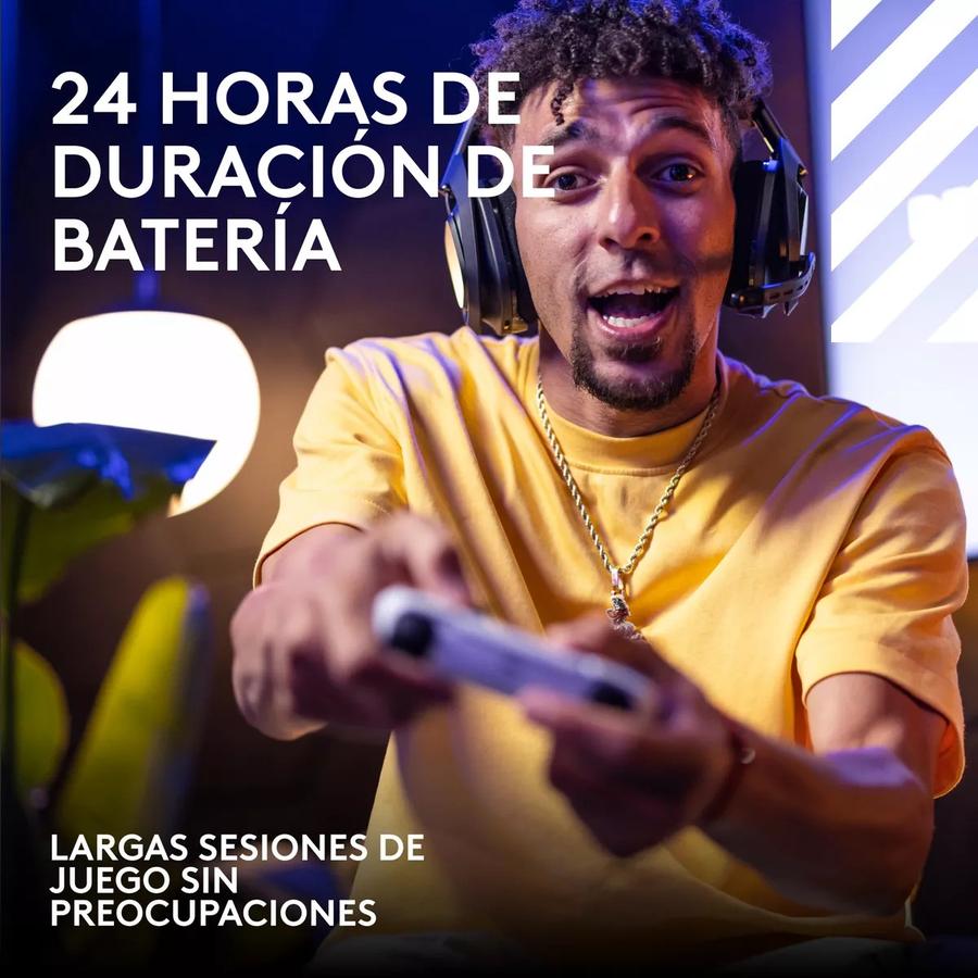 Auricular Gamer Inalámbrica + Base, Logitech Astro A50 X Negro