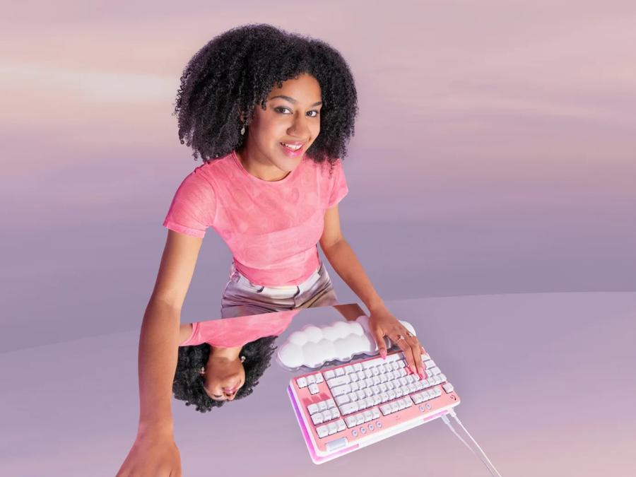 Teclado Logitech G713 Aurora Blanco RGB Gaming