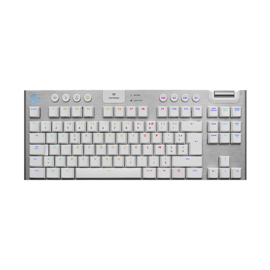 Teclado Gamer Inalámbrico Logitech G915X Tkl Blanco