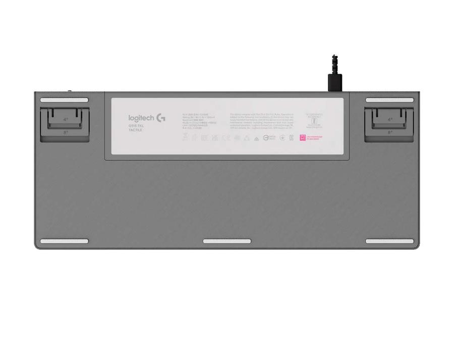 Teclado Gamer Logitech G515 Tkl Mecánico Lightsync Rgb Blanco