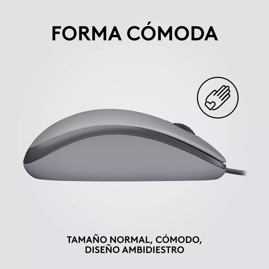 Mouse Logitech M110 Silent Gris Usb