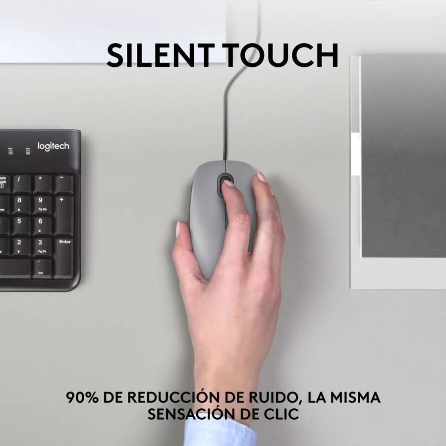 Mouse Logitech M110 Silent Gris Usb