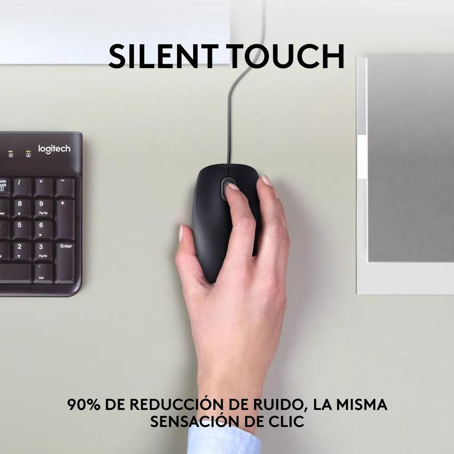 Mouse Logitech M110 Silent Negro Usb