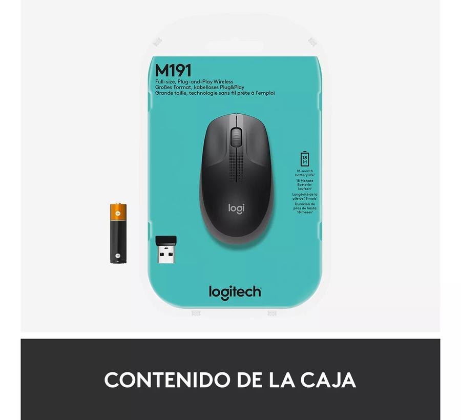 Mouse Logitech Wireless M190 Black / Grey