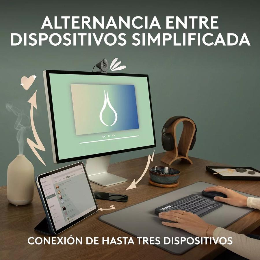 Mouse Bluetooth Multidispositivo Logitech Pebble 2 M350S