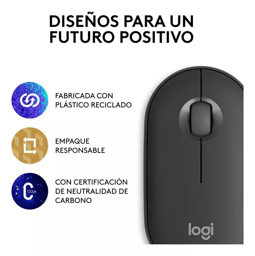 Mouse Bluetooth Multidispositivo Logitech Pebble 2 M350S