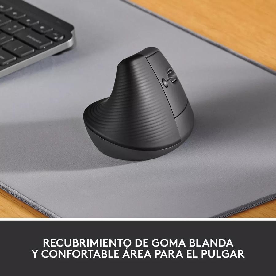 Mouse Ergonómico Logitech Lift Vertical Left  Avanzado Zurdo