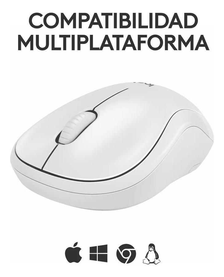 Mouse Bluetooth Logitech Silent (M240) Blanco