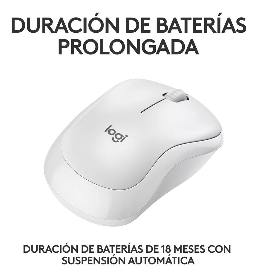 Mouse Bluetooth Logitech Silent (M240) Blanco