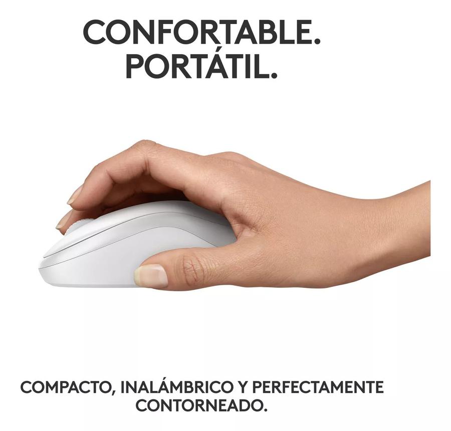Mouse Bluetooth Logitech Silent (M240) Blanco
