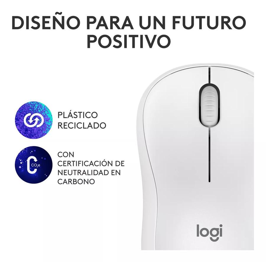 Mouse Bluetooth Logitech Silent (M240) Blanco