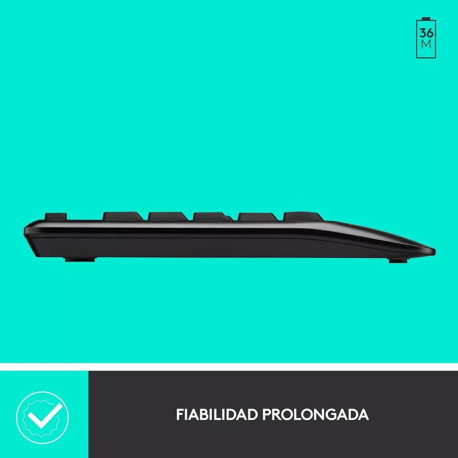 Teclado Y Mouse Inalámbrico Logitech (MK345) Negro