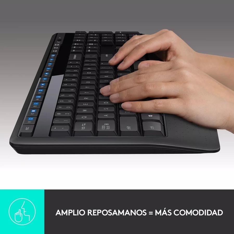 Teclado Y Mouse Inalámbrico Logitech (MK345) Negro
