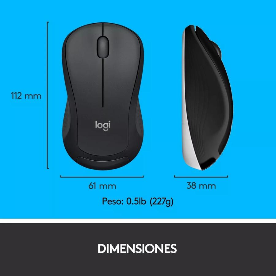 Teclado + Mouse Logitech Mk540 Inalambrico Negro