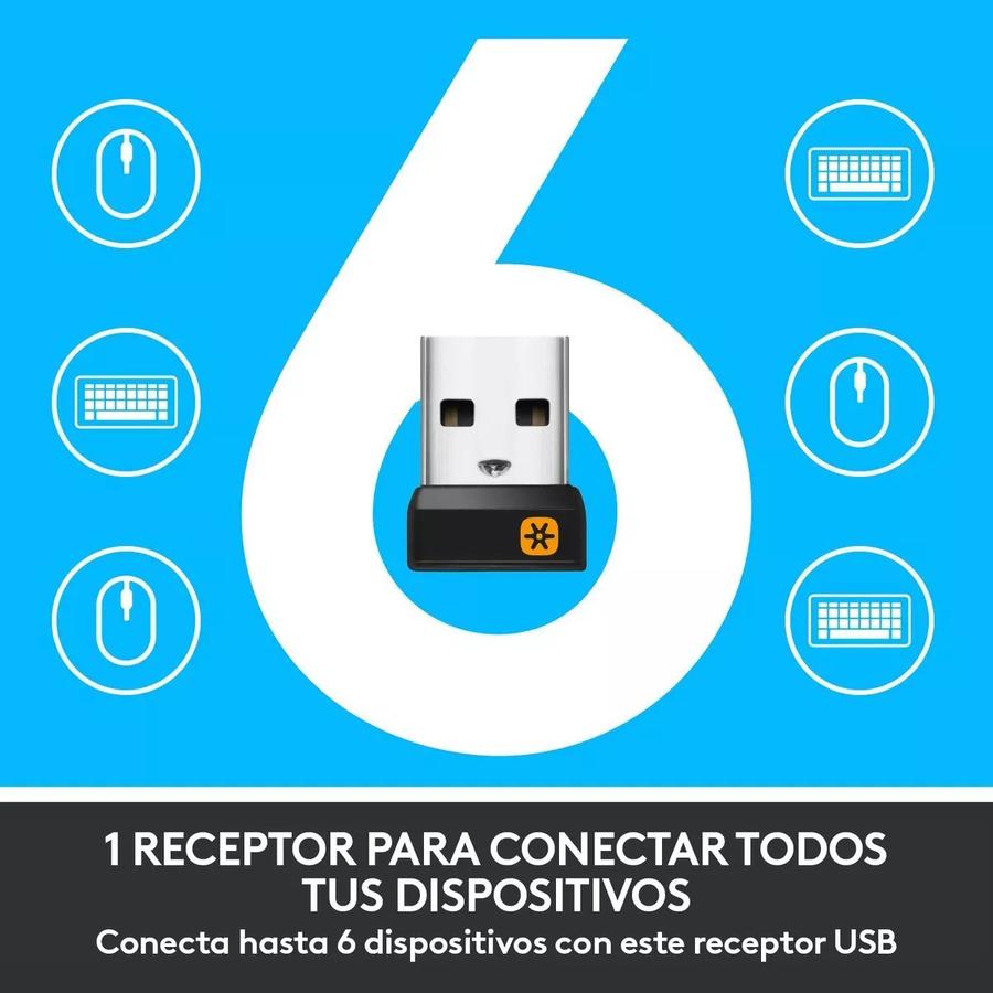 Teclado + Mouse Logitech MK850 Inalambrico Performance Black