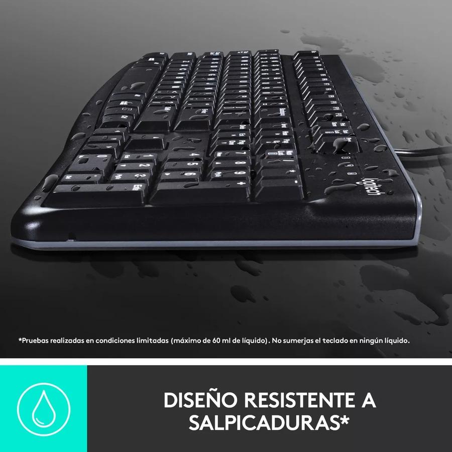Teclado Y Mouse Usb Logitech (MK120) Negro