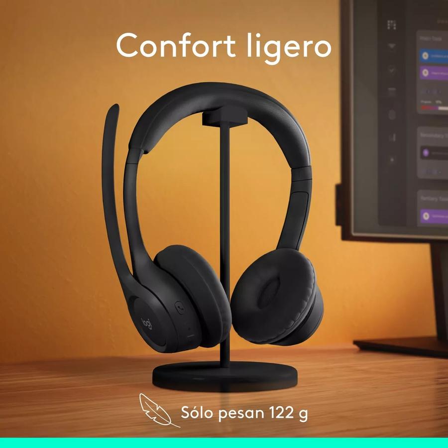 Auricular Inalámbrico Logitech Zone 300 Con Micrófono Negro