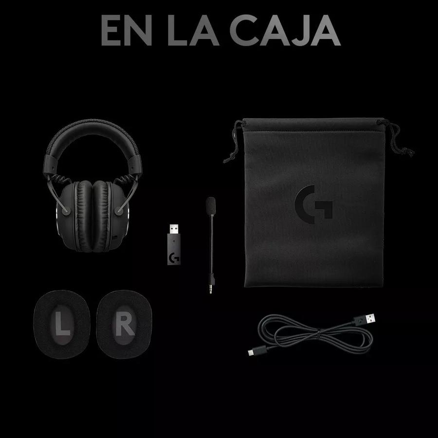 Auricular Gamer Logitech G Pro X Inalámbrico Profesional 7.1 Dts