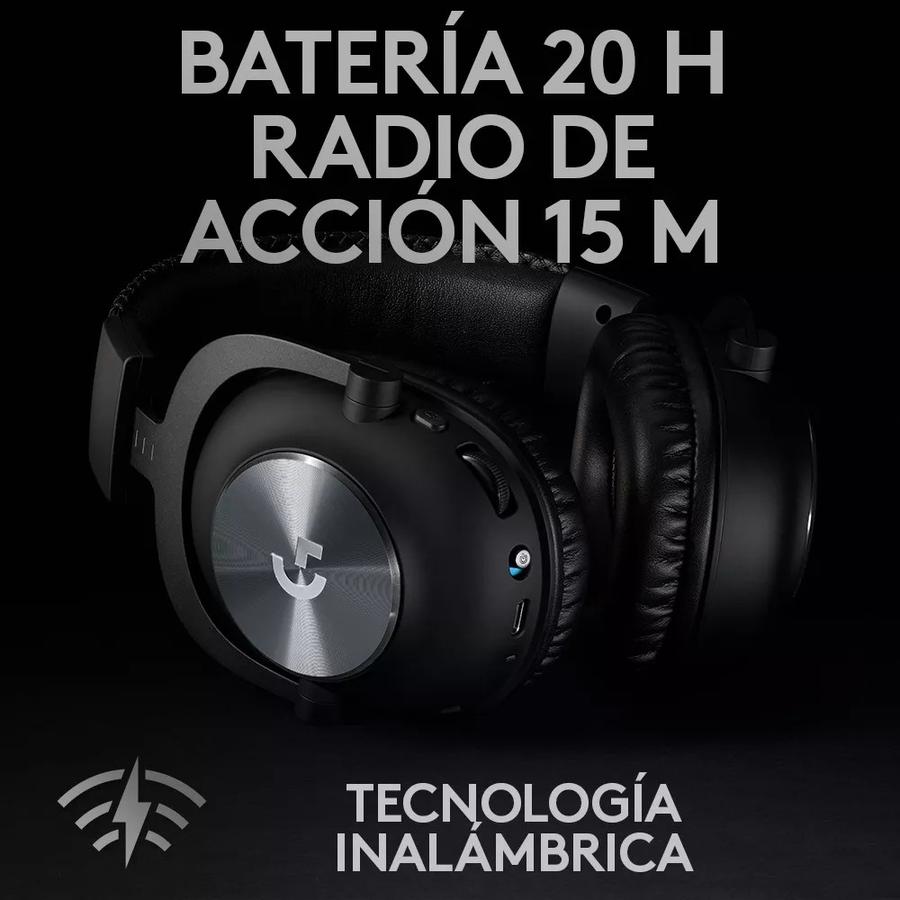 Auricular Gamer Logitech G Pro X Inalámbrico Profesional 7.1 Dts