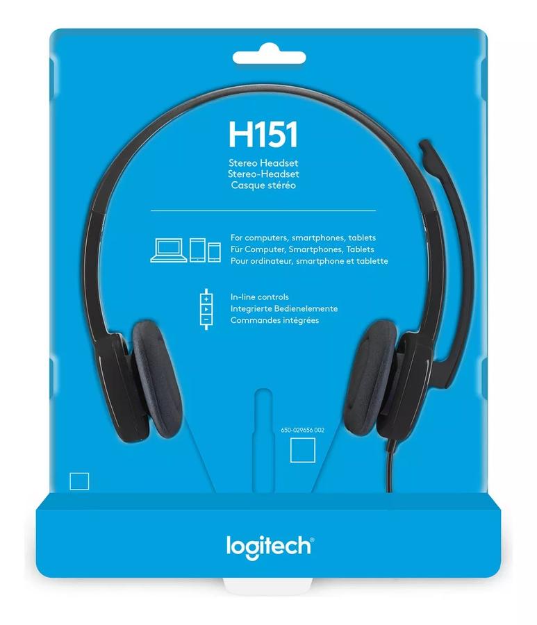 Auricular Logitech (H151) C/Microfono 3.5mm