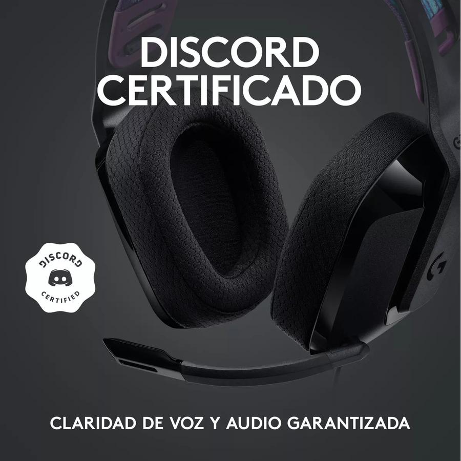 Auricular Gamer Logitech G335 Negro