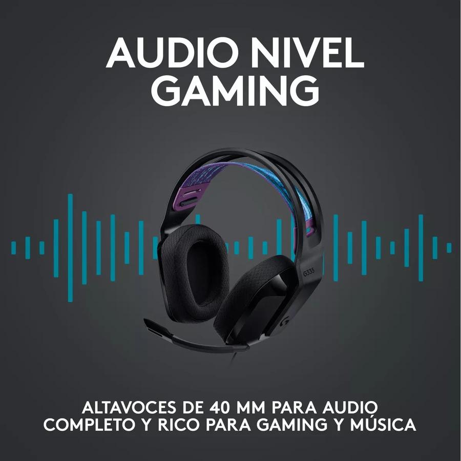 Auricular Gamer Logitech G335 Negro