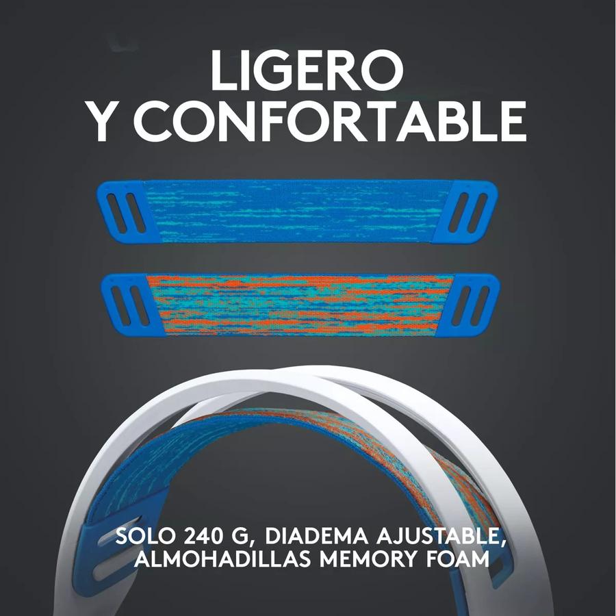 Auricular Gaming Logitech (G335) Blanco