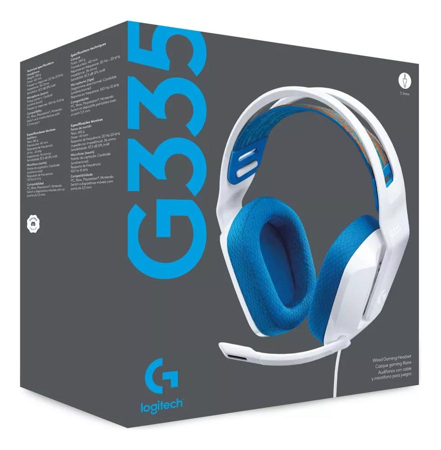 Auricular Gaming Logitech (G335) Blanco