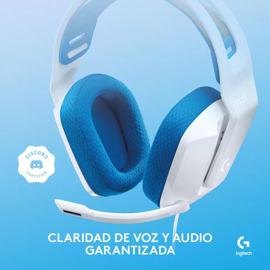 Auricular Gaming Logitech (G335) Blanco