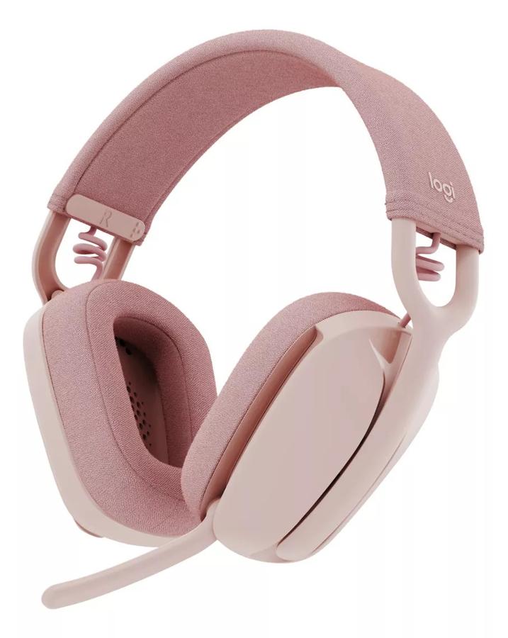 Auricular Profesional Logitech Zone Vibe 100 Inalámbrica Rosa