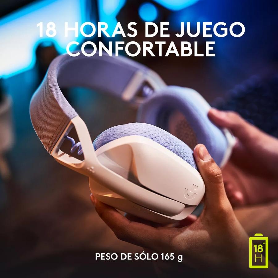 Auricular Gamer Logitech G435 White Wireless