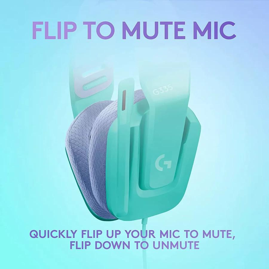 Auricular Gamer Logitech G335 Mint