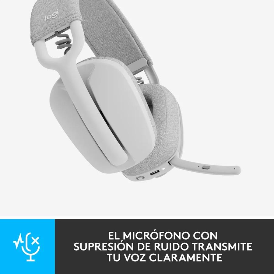 Auricular Logitech Zone Vibe 100 Inalámbrica Blanco