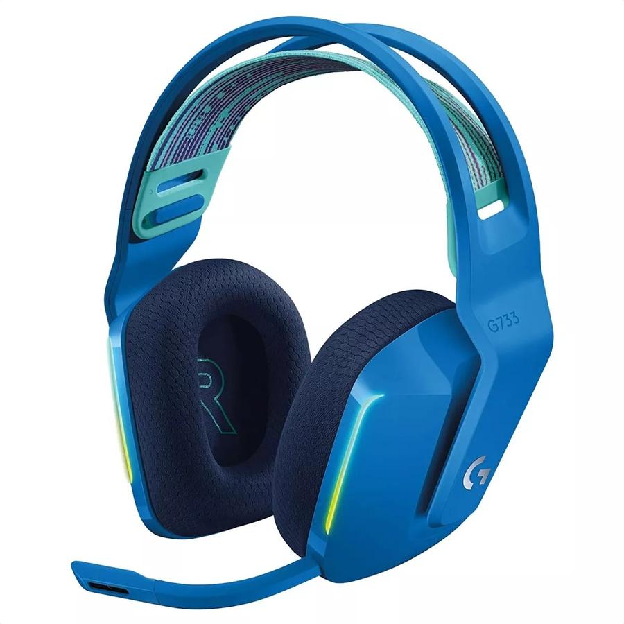 Auricular Con Microfono Gamer Logitech G733 Blue RGB Inalámbrico