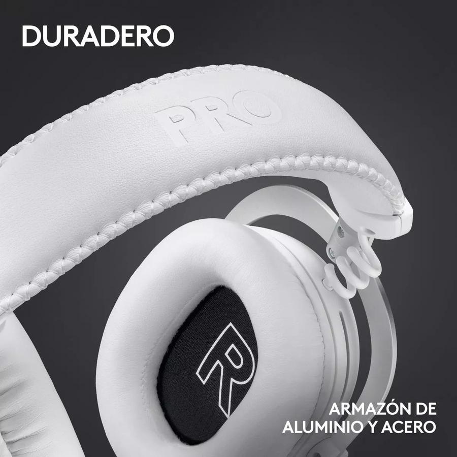 Auricular Gamer Logitech G Pro X 2, Lightspeed / Bluetooth Blanco