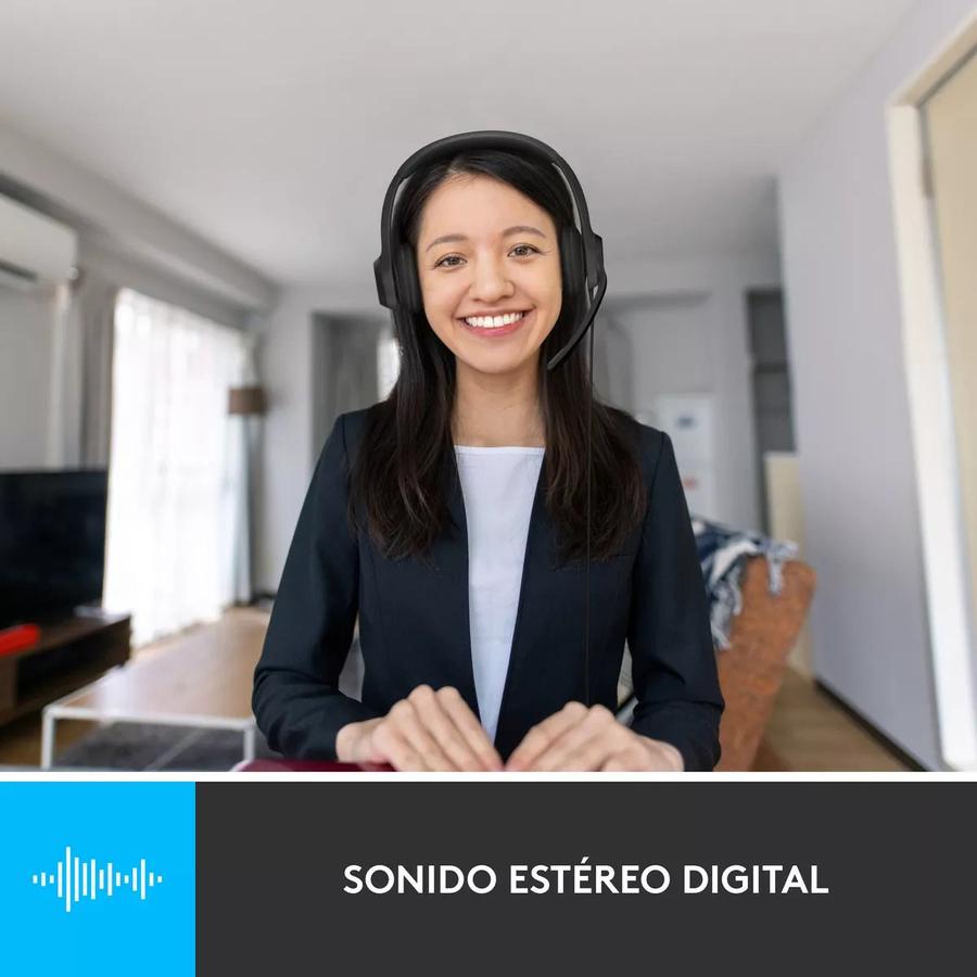 Auricular Usb Logitech (H390) Negro