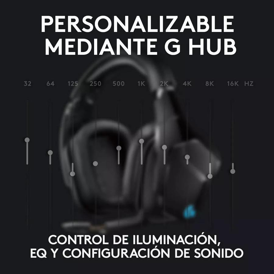 Auricular Gamer Logitech Wireless G935 Lightsync