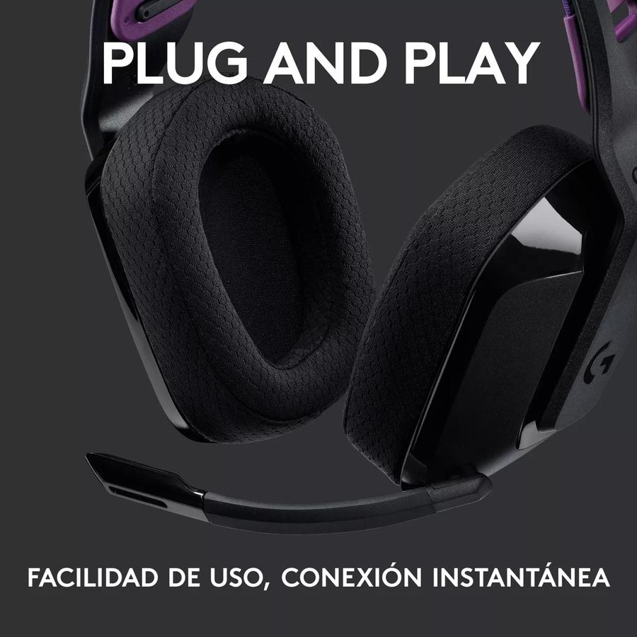 Auricular Con Microfono Gamer Logitech G535 Black LIGHTSPEED
