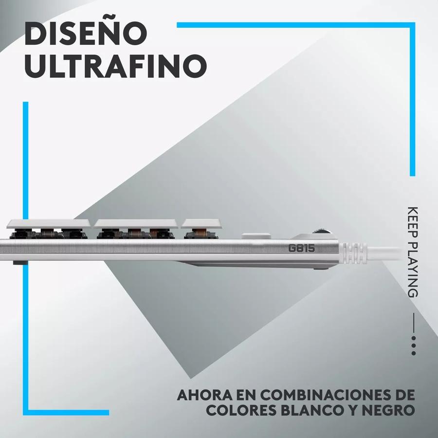 Teclado Usb Mecánico Logitech (G815) Blanco