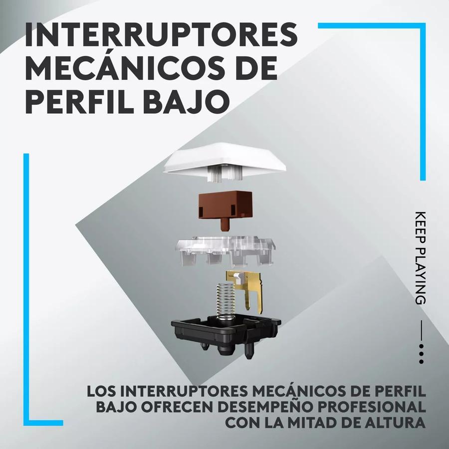 Teclado Usb Mecánico Logitech (G815) Blanco