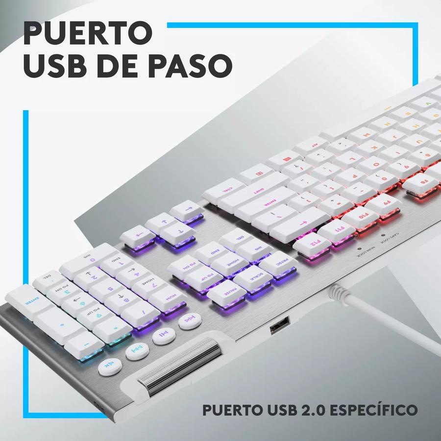 Teclado Usb Mecánico Logitech (G815) Blanco