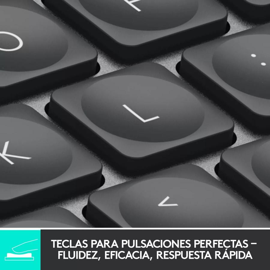 Teclado Logitech Wireless MX Keys Mini Black Retroiluminado