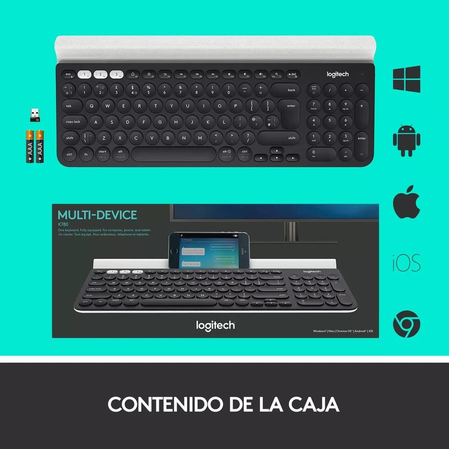 Teclado Logitech K780 Multi-Device Wireless Keyboard