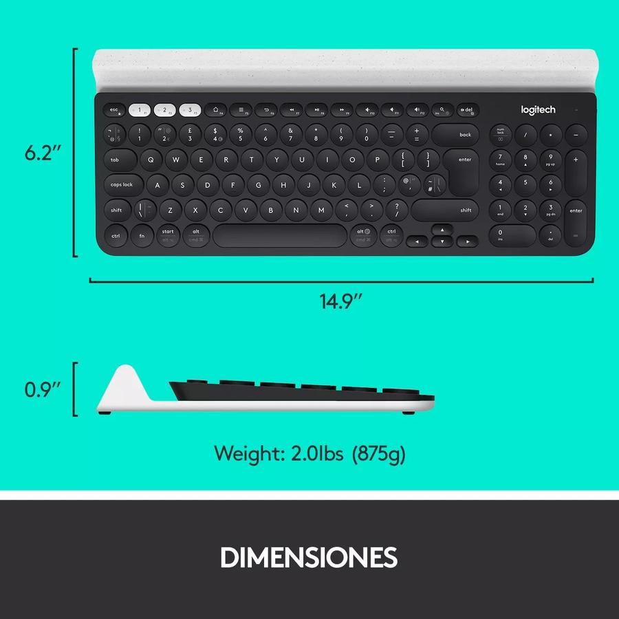 Teclado Logitech K780 Multi-Device Wireless Keyboard