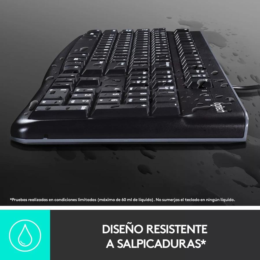 Teclado Usb Logitech (K120) Negro
